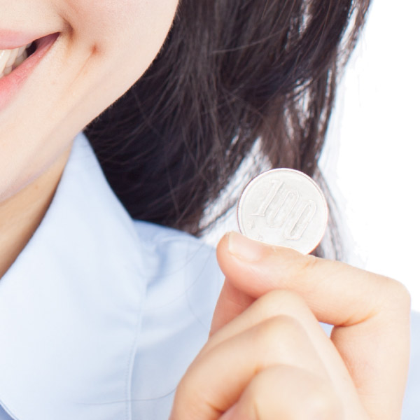 100円硬貨大のイメージ